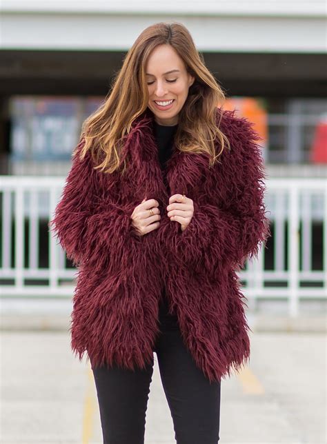 faux fur coat